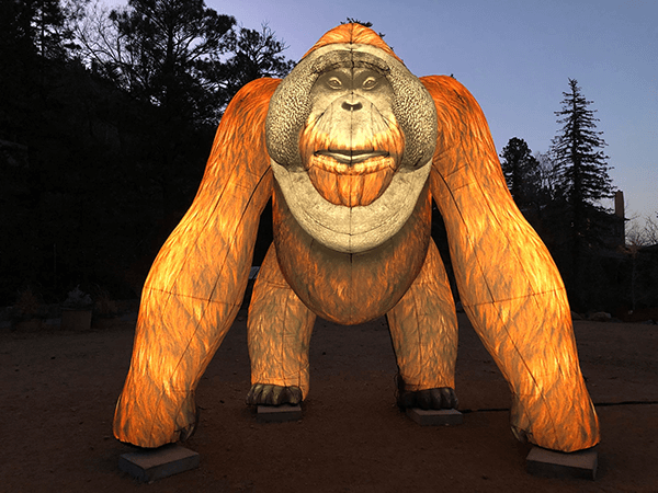 Electric Safari - giant inflatable animal