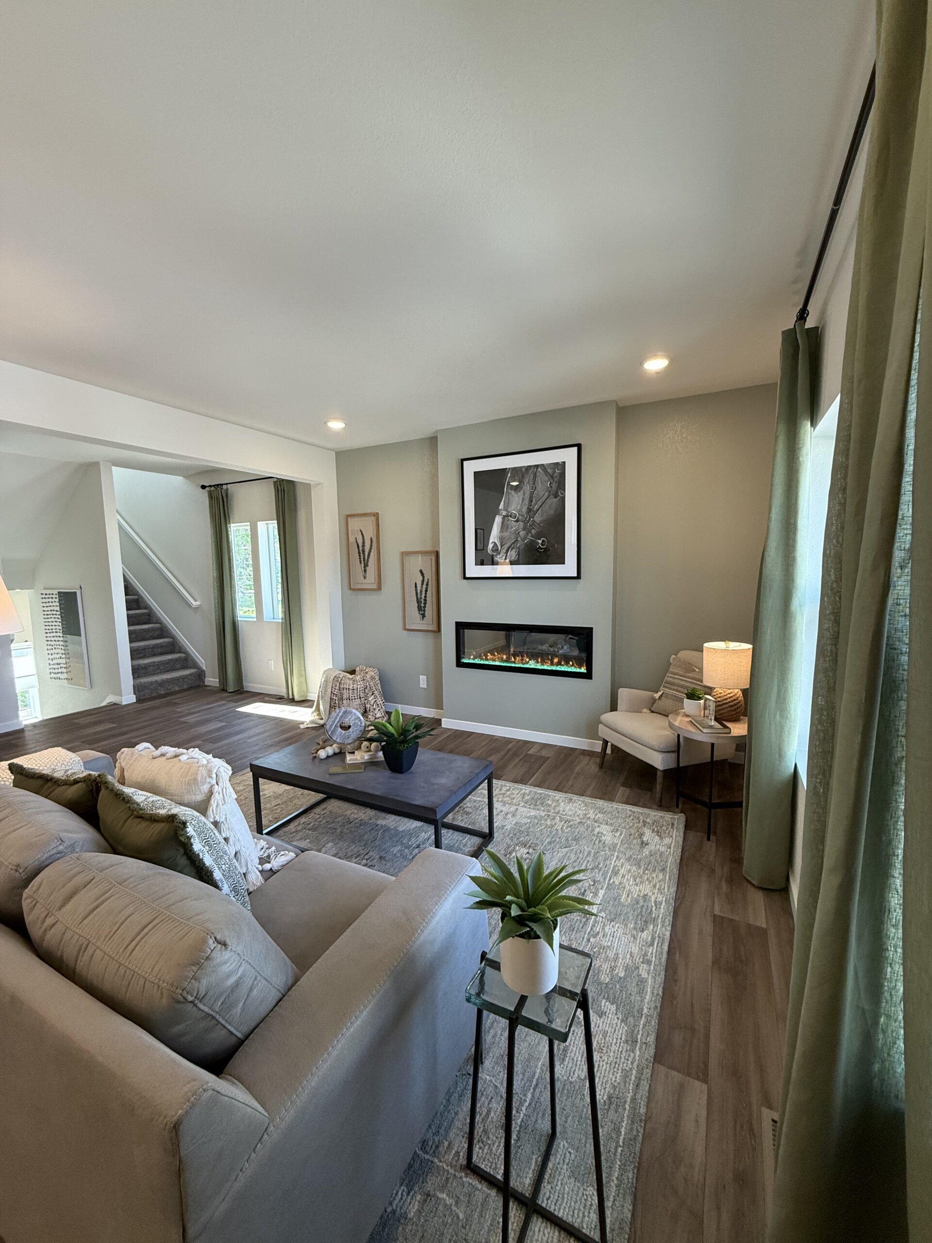 Columbia model home fully furnished interior