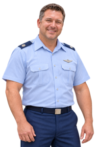 Military member in uniform
