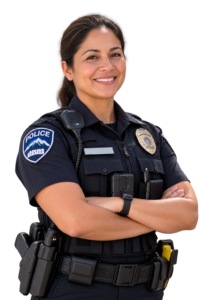 Police officer in uniform